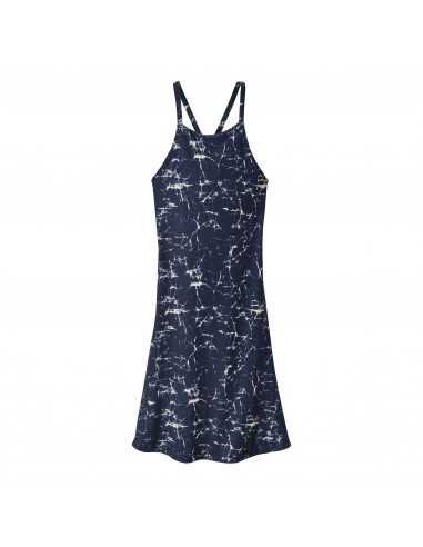 Patagonia Womens Sliding Rock Dress Crackle Classic Navy Offbody Front