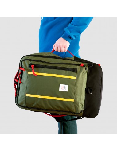 Topo Designs Travel Bag 30L Olive Onbody Front 2