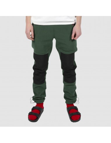 Topo Designs Pánské Fleecové Kalhoty Lesní Zelená Onbody Zepředu