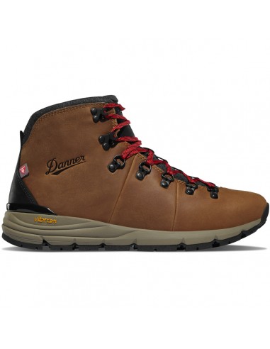 Danner Mountain 600 4.5 Brown Red Hiking Boots Side