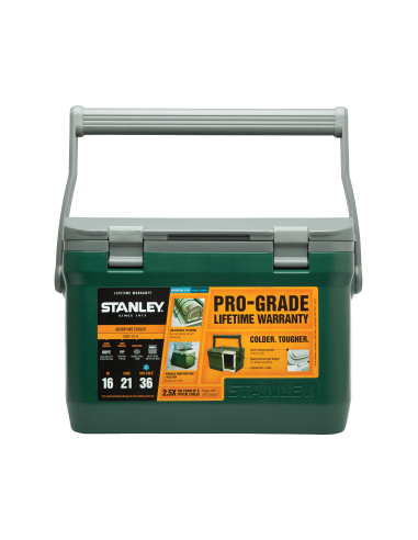 Stanley Adventure Cooler 15L Green Packed Front