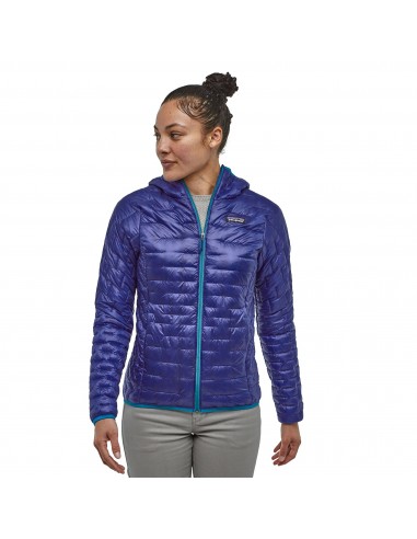 Patagonia Womens Micro Puff Hoody Cobalt Blue Onbody Front
