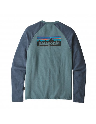 Patagonia Pánska Ľahká Mikina P-6 Logo Lightweight Crew Sweatshirt Shadow Modrá Offbody Zozadu