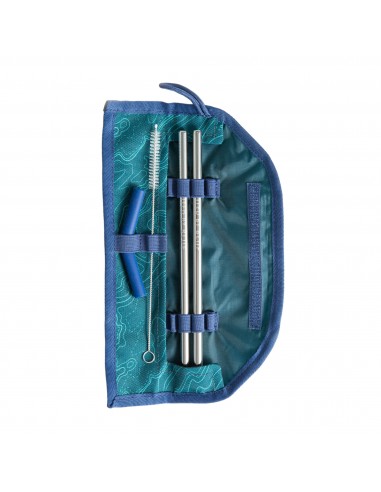 United By Blue Reusable Straw Kit Teal