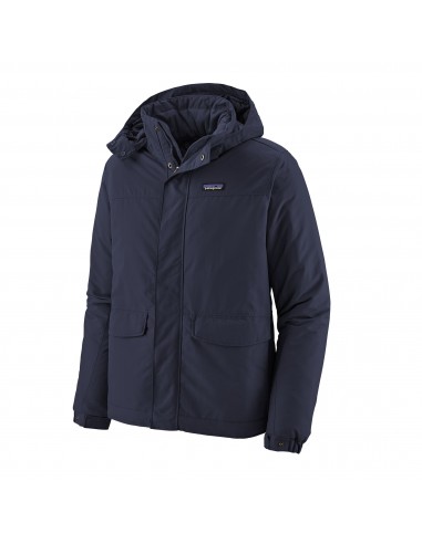 Patagonia Mens Isthmus Jacket Navy Blue Offbody Front