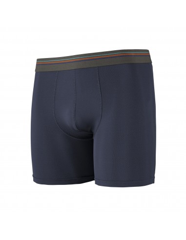 Patagonia Mens Sender Boxer Briefs 6 in. New Navy Offbody Front