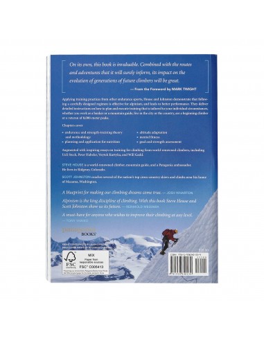 Patagonia Book Training For The New Alpinism A Manual For The Climber As Athlete Back Cover