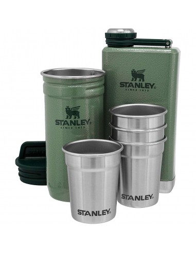 Stanley Adventure Gift Set - 4 Steel Shots & Flask Front 2