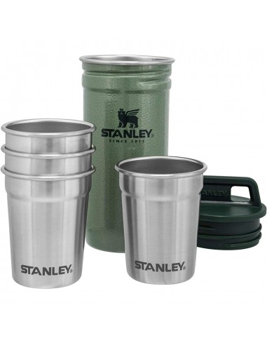 Stanley Dárkový set Adventure Gift Set - 4 Steel Shots & Flask Zepředu 1