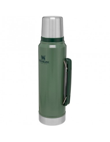 Stanley Legendary Classic Vacuum Insulated Bottle 1L Green Angle 1