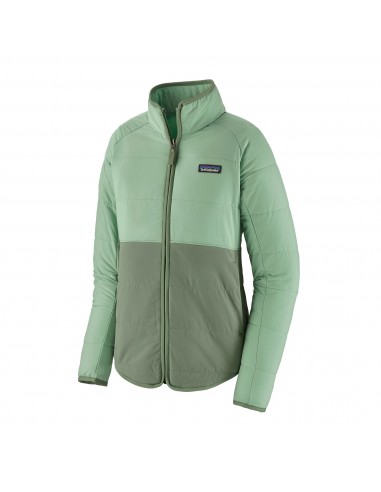 Patagonia Womens Pack In Jacket Gypsum Green Offbody Front