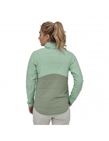 Patagonia Womens Pack In Jacket Gypsum Green Onbody Back
