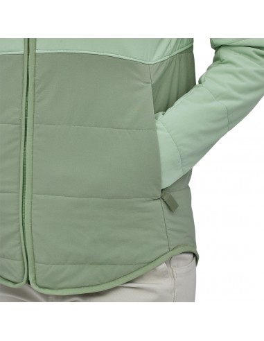 Patagonia Womens Pack In Jacket Gypsum Green Onbody Front Detail