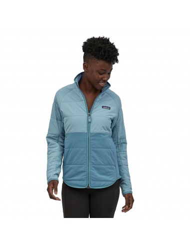 Patagonia Womens Pack In Jacket Pidgeon Blue Onbody Front
