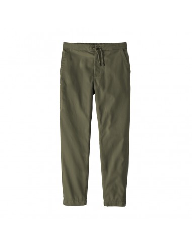 Patagonie Mens Twill Traveler Pants Industrial Green Offbody Front