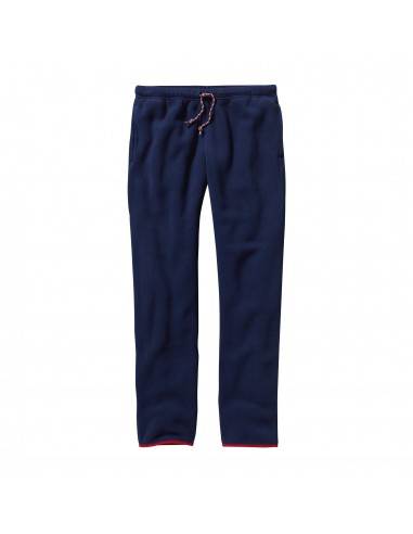 Patagonia Mens Synchilla Snap-T Fleece Pants Classic Navy Plus Classic Red Offbody Front