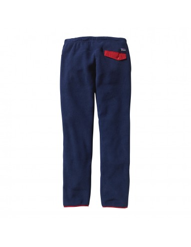 Patagonia Mens Synchilla Snap-T Fleece Pants Classic Navy Plus Classic Red Offbody Back