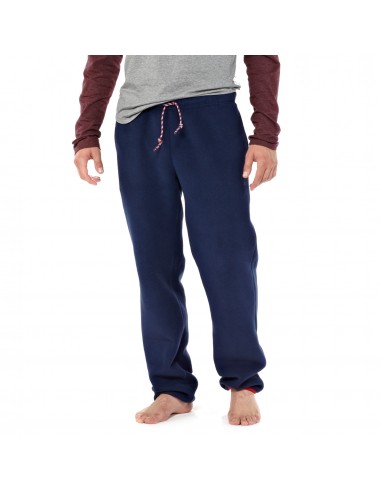 Patagonia Mens Synchilla Snap-T Fleece Pants Classic Navy Plus Classic Red Onbody Front