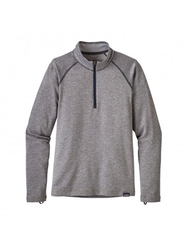 Patagonia Boys Capilene Heavyweight Zip-Neck Forge Grey Front