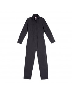 Topo Designs Womens Coverall Black Offbody Front
