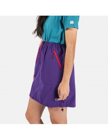 Topo Designs Womens Sport Skirt Purple Onbody Side