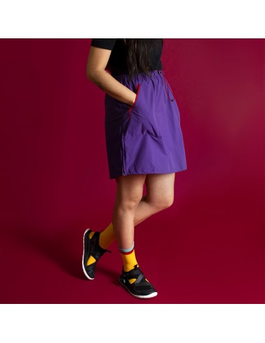 Topo Designs Womens Sport Skirt Purple Onbody Side 2
