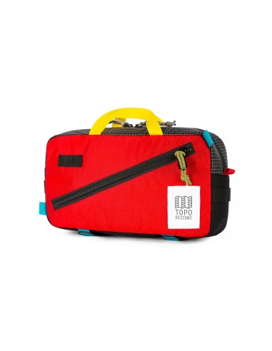 Topo Designs Quick Pack Red Black Ripstop