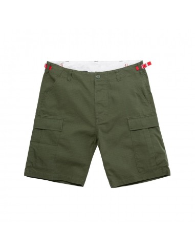 Topo Designs Mens Cargo Shorts Olive Offbody Front
