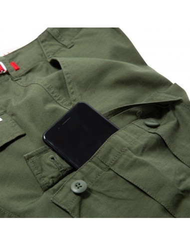 Topo Designs Mens Cargo Shorts Olive Offbody Details 2