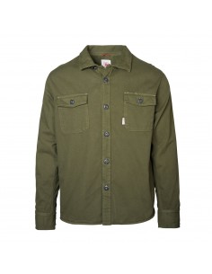 Topo Designs Mens Field Shirt Twill Olive Offbody Front
